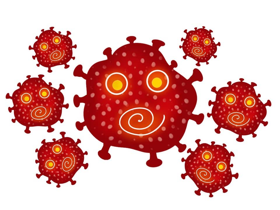 Flu Covid-19 Coronavirus Biology Corona V Virus